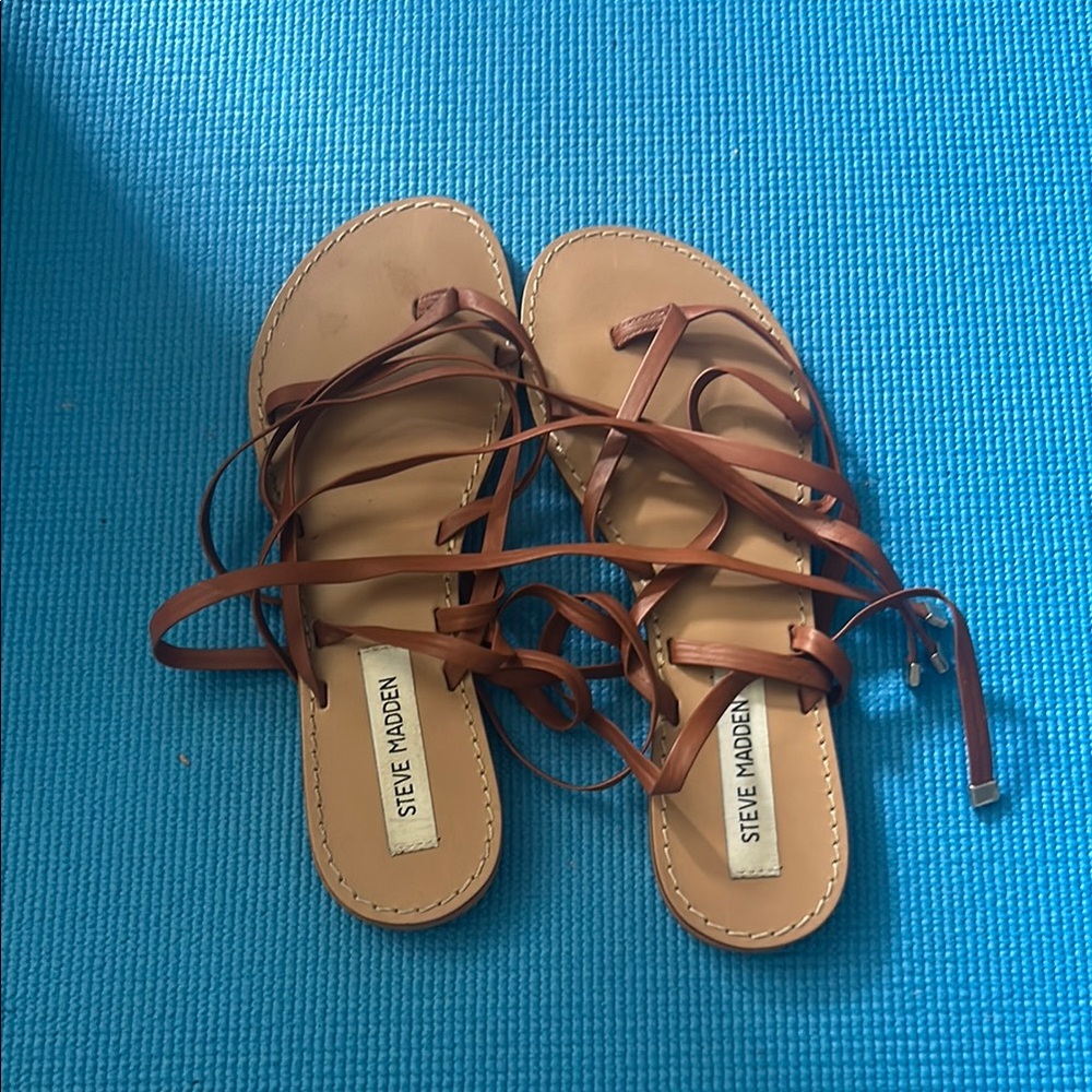 Steve Madden Tan Gladiator Sandals